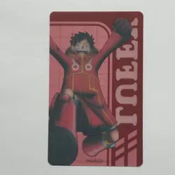 S5423 Monkey D. Luffy Japanese One Piece Memorial Collection Clear Card M4 - Image 2