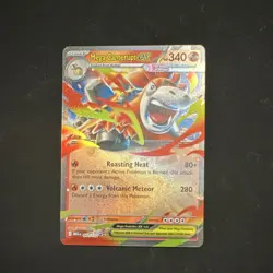Pokemon Mega Camerupt EX Double Rare Holo Me01 022/132 EN 340 HP Fire Card - Image 1