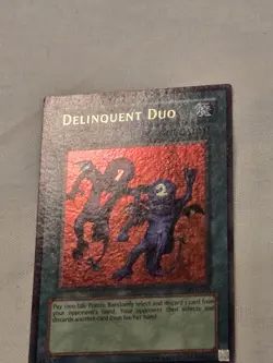 Yu-Gi-Oh Card - MRL-039 - DELINQUENT DUO (ultra rare holo) 1st Edition TCG - Image 2