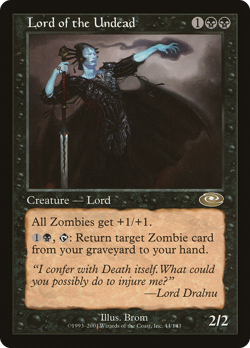 Lord of the Undead #44 (MP) Planeshift PLS Magic MTG - Image 1