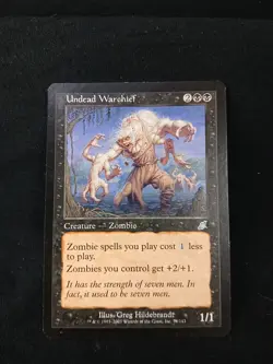 Undead Warchief – Scourge – MTG Magic the Gathering – LP – Zombie Tribal / EDH - Image 1