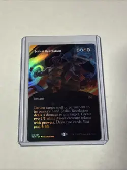 MTG Jeskai Revelation (Borderless) Tarkir: Dragonstorm Foil - Image 1