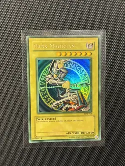 FADED Dark Magician SDY-006 Yugioh Ultra Rare Yugi Misprint - Image 1