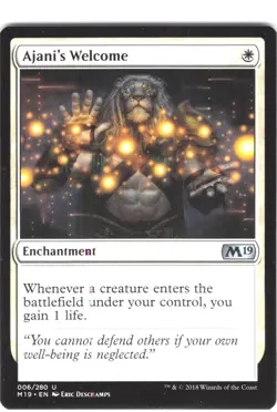 Ajani's Welcome #6 Core Set 2019 Regular Uncommon LP - Image 1