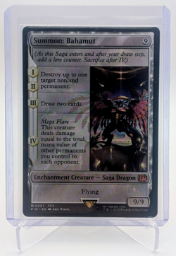 Summon: Bahamut - MTG Final Fantasy (FIN) - Mythical: 0001 - Near Mint - Image 1