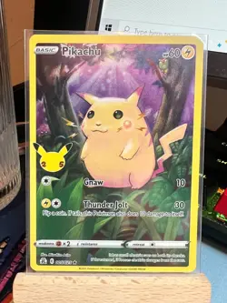 Pokemon TCG Pokemon Pikachu Pikachu Holo Rare Holo 005/025 25th Anniversary NM - Image 1