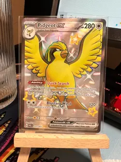 Pokemon TCG Pokemon Pidgeot Ex Pidgeot Holo 221/091 NM Pokemon TCG PAF - Image 1