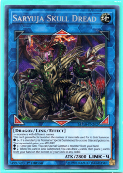 Saryuja Skull Dread - MP18-EN202 - Secret Rare - 1st Edition Yugioh - Image 1