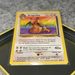 Dragonite 19/62 LP | Pokemon Legendary Dragon | CRISPY Vintage TCG Rare Card - Image 3