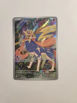 Zacian 100/094 Illustration Rare Phantasmal Flames Pokemon NM - Image 1