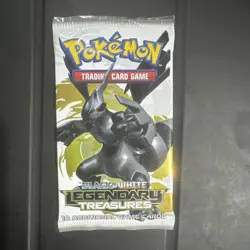 Pokemon Legendary Treasures Black & White Sleeved Booster Pack Factory Sealed - Image 1