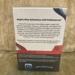 Scarlet Violet Base Set Booster Bundle Pokemon Cards TCG 6 Packs Sealed New - Image 2