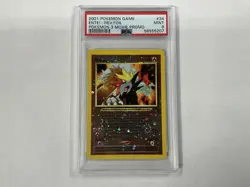 2001 Pokemon Wotc Promo Entei Reverse Holo PSA 9 #34/53 English TCG - Image 1