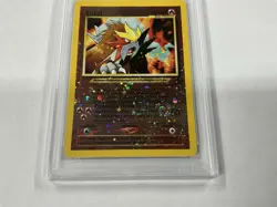 2001 Pokemon Wotc Promo Entei Reverse Holo PSA 9 #34/53 English TCG - Image 2