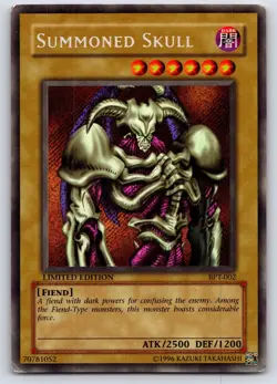 Yugioh Summoned Skull BPT-002 Secret Rare Limited Edition MP - Image 1