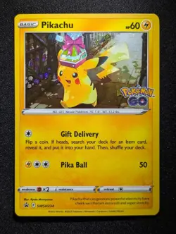 2022 Pokemon PIKACHU #SWSH234 Sword & Shield Pokemon GO Tin English - Image 1