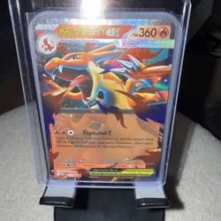 Pokemon Mega Charizard Y EX 030 Full Art Ultra Rare Foil Card 360 HP - Image 1