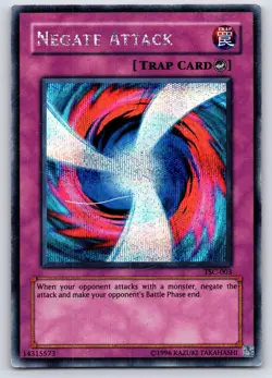 Yugioh Negate Attack TSC-003 Parallel Secret Rare MP - Image 1