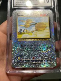 Pokemon TCG Doduo 71/110 Legendary Collection Reverse Holo CGC 10 - Image 2