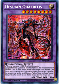 Despian Quaeritis - MP22-EN141 - Prismatic Secret Rare - 1st Edition Yugioh - Image 1