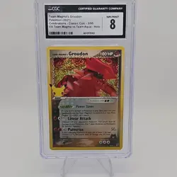 Pokemon Team Magma's Groudon 9/95 Celebrations Classic Collection Holo CGC 8 - Image 1