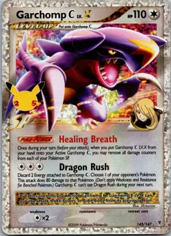 Garchomp C LV.X 145/147 - Celebrations: Classic Collection Pokemon TCG NM Holo - Image 1