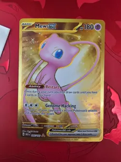 Mew ex Hyper Rare 205/165 Pokemon 151 English Gold NM - Image 1