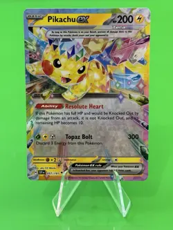 Pokemon Pikachu ex S & V Surging Sparks Double Rare 057/191 NM!!! - Image 1