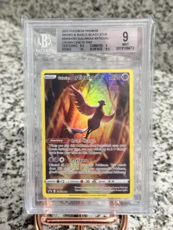 Pokemon Galarian Articuno SWSH282 Crown Zenith Black Star Promo Graded BGS 9 - Image 1