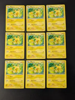 Pokemon Pikachu LOT Of 9 Generations 26/83 LP - Image 1