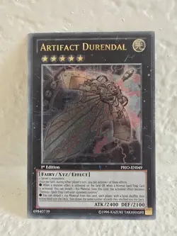 Artifact Durendal Ultimate Rare 1st Edition PRIO-EN049 YuGiOh Primal Origin NM - Image 1