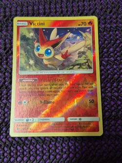 Victini Holo Rare Reverse Holo SM - Unified Minds 26/236 Pokemon TCG - Image 4