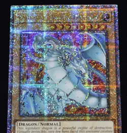 YuGiOh - Blue-Eyes White Dragon (New Art) RA04-EN002 Quarter Century Secret Rare - Image 4
