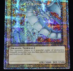 YuGiOh - Blue-Eyes White Dragon (New Art) RA04-EN002 Quarter Century Secret Rare - Image 5