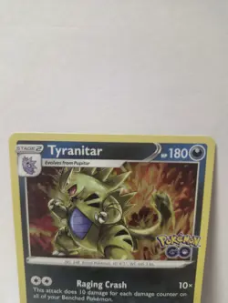 2022 Sword & Shield - Pokemon GO Tyranitar Reverse Holo #43 - Image 2