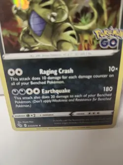 2022 Sword & Shield - Pokemon GO Tyranitar Reverse Holo #43 - Image 4