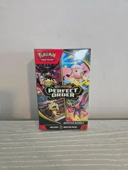 Pokemon TCG: Mega Evolution-Perfect Order Booster Bundle (6 Packs) New Sealed - Image 1