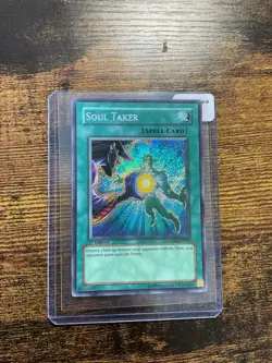 Soul Taker GLAS-EN092 Secret Rare English 1st edition VLP Yugioh - Image 1