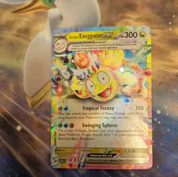 Pokemon TCG Alolan Exeggutor EX 133/191 Surging Sparks Double Rare Holo 300 HP … - Image 1
