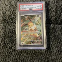 2025 POKEMON SVP EN-SV BLACK STAR PROMO #173 EEVEE PSA 10 - Image 1