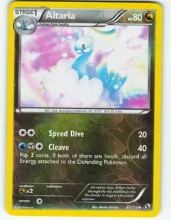 Altaria - Reverse Holo - 92/113 Legendary Treasures - Pokemon TCG - 2013 - Image 1