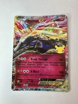 POKEMON CELEBRATIONS XERNEAS EX HOLO 25TH ANNIVERSARY CLASSIC COLLECTION 97/146 - Image 2