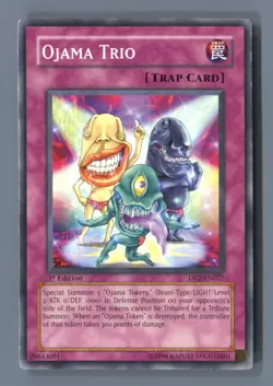 Ojama Trio DP2-EN027 Duelist Pack 2: Chazz Princeton Yu-Gi-Oh 1st Edition LP - Image 1
