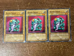 Yugioh *Ojama Green X3 (MP) Common* Duelist Pack: Chazz Princeton DP2-EN002 - Image 1