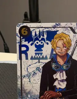 One Piece TCG Carrying on His Will - Sabo OP13-120 SEC Alt Art Parallel - NM - Image 3