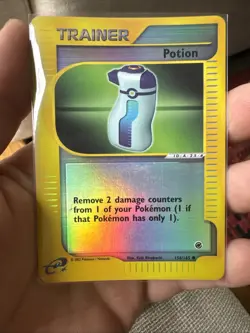 Pokemon TCG- Potion 156/165 Expedition Base Set Reverse Holo Common English Card - Image 1