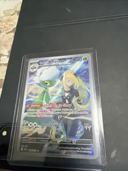 Pokemon TCG Destined Rivals Cynthia's Roserade Illustration Rare Card 184/182 - Image 1