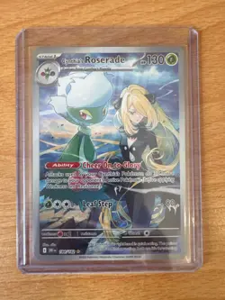 Pokemon TCG Cynthia's Roserade Destined Rivals 184/182 Illustration Rare Card - Image 1