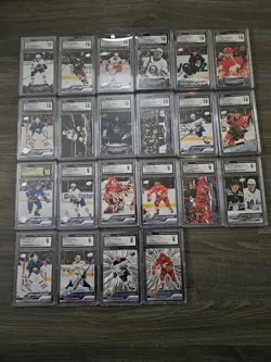 Hockey Cards Lot Of 22 Graded - Image 1