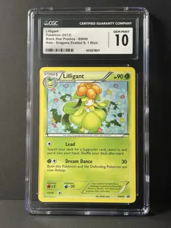 CGC 10 Gem Mint ~ Lilligant 2012 Black Star Promos BW49 Holo Pokemon - Image 1